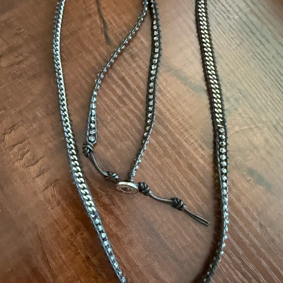 Victoria Emerson Black and Silver Beaded Wrap Bracelet - Picture 10 of 10